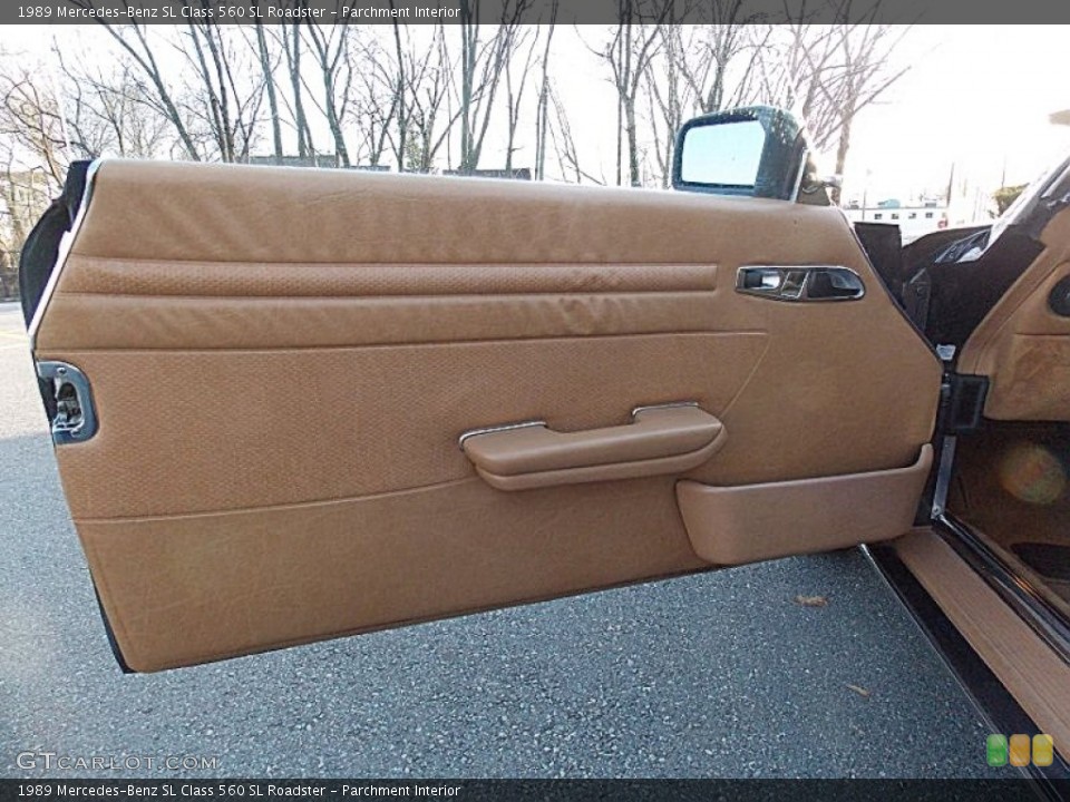 Parchment Interior Door Panel for the 1989 Mercedes-Benz SL Class 560 SL Roadster #79531852