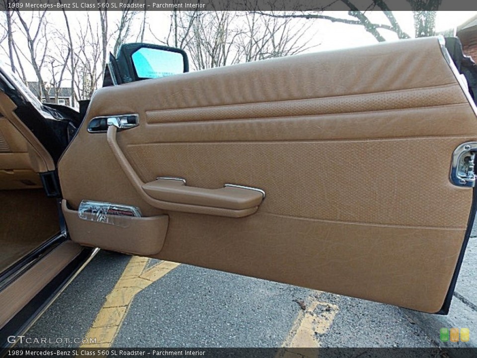 Parchment Interior Door Panel for the 1989 Mercedes-Benz SL Class 560 SL Roadster #79532095