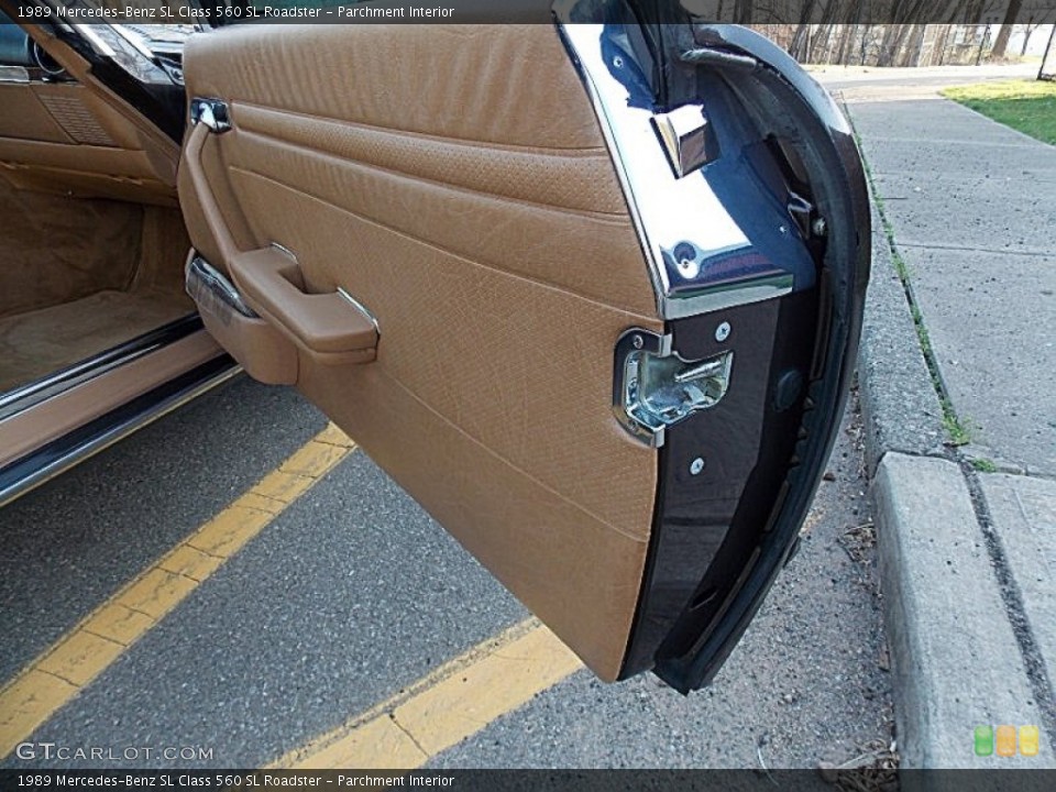 Parchment Interior Door Panel for the 1989 Mercedes-Benz SL Class 560 SL Roadster #79532127