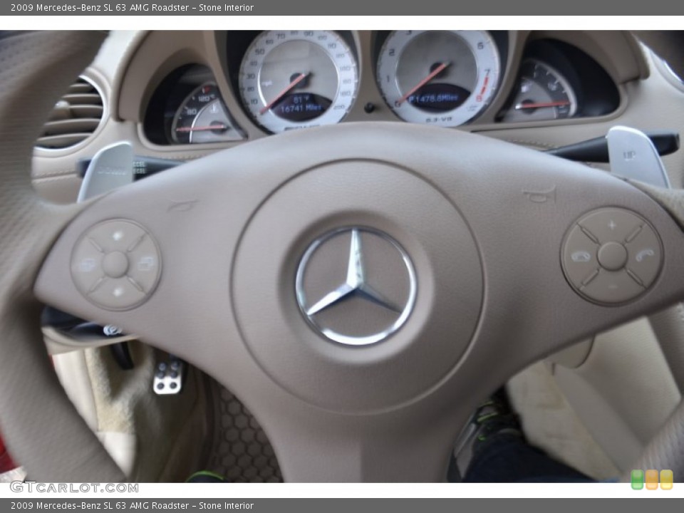 Stone Interior Controls for the 2009 Mercedes-Benz SL 63 AMG Roadster #79533247