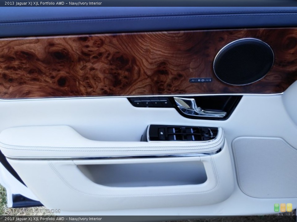 Navy/Ivory Interior Door Panel for the 2013 Jaguar XJ XJL Portfolio AWD #79533802
