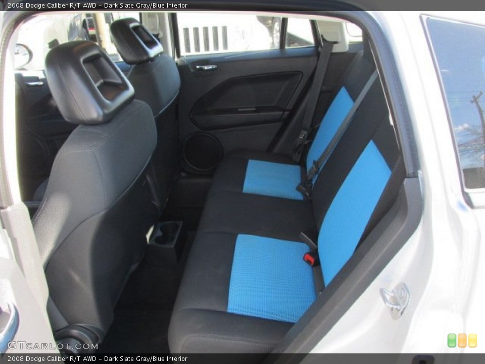 Dark Slate Gray/Blue Interior Rear Seat for the 2008 Dodge Caliber R/T AWD #79534945