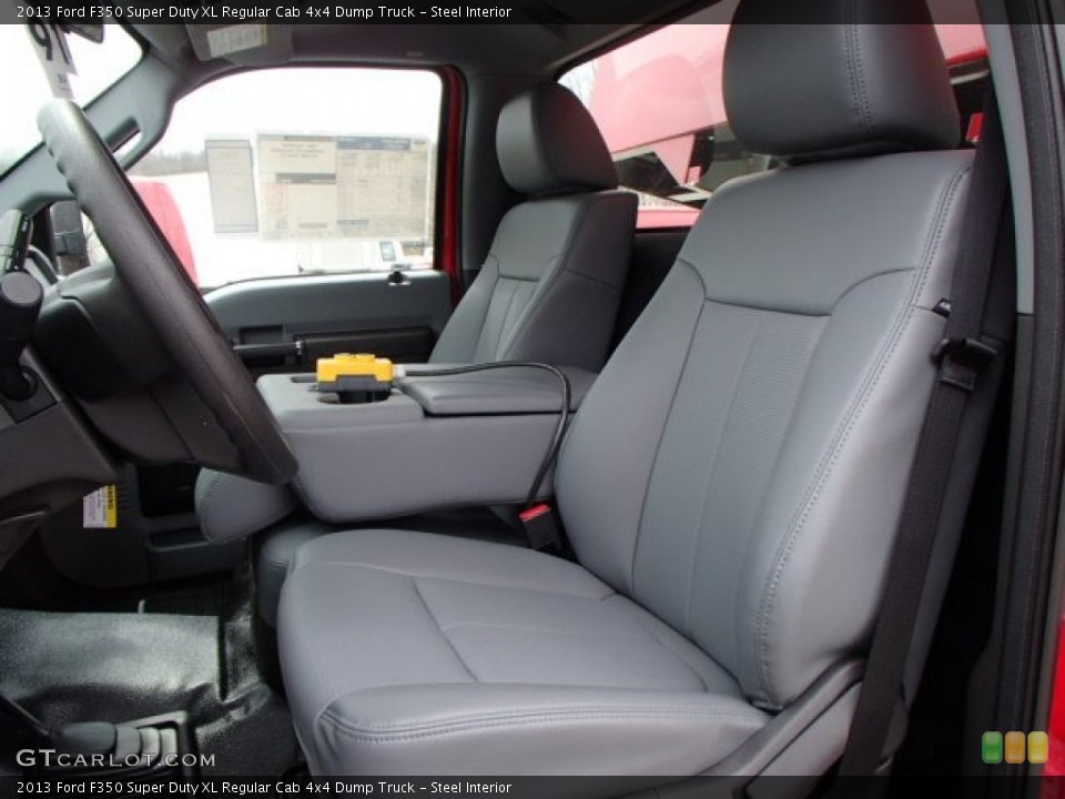 Steel Interior Photo for the 2013 Ford F350 Super Duty XL Regular Cab 4x4 Dump Truck #79535719