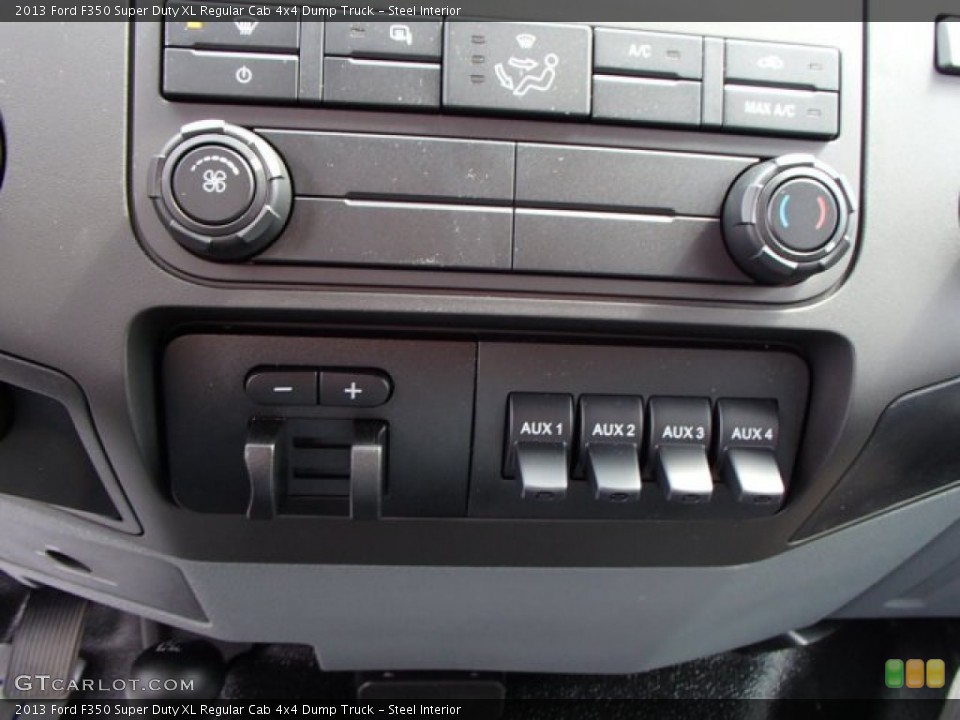 Steel Interior Controls for the 2013 Ford F350 Super Duty XL Regular Cab 4x4 Dump Truck #79535818
