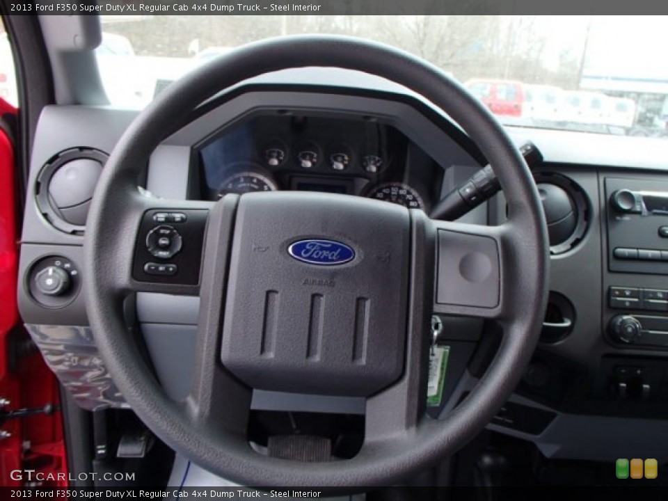 Steel Interior Steering Wheel for the 2013 Ford F350 Super Duty XL Regular Cab 4x4 Dump Truck #79535858