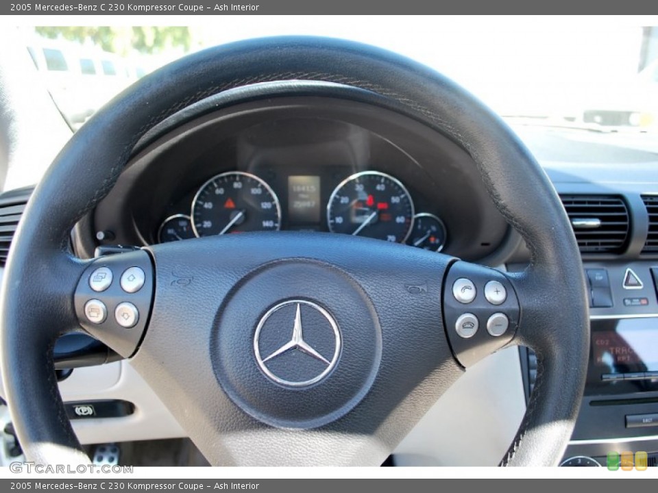 Ash Interior Steering Wheel for the 2005 Mercedes-Benz C 230 Kompressor Coupe #79536170