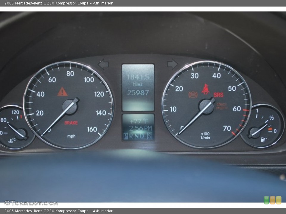 Ash Interior Gauges for the 2005 Mercedes-Benz C 230 Kompressor Coupe #79536187