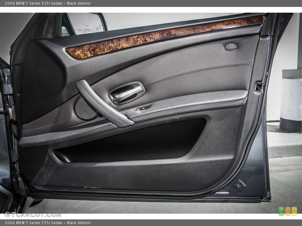 Black Interior Door Panel for the 2009 BMW 5 Series 535i Sedan #79537856