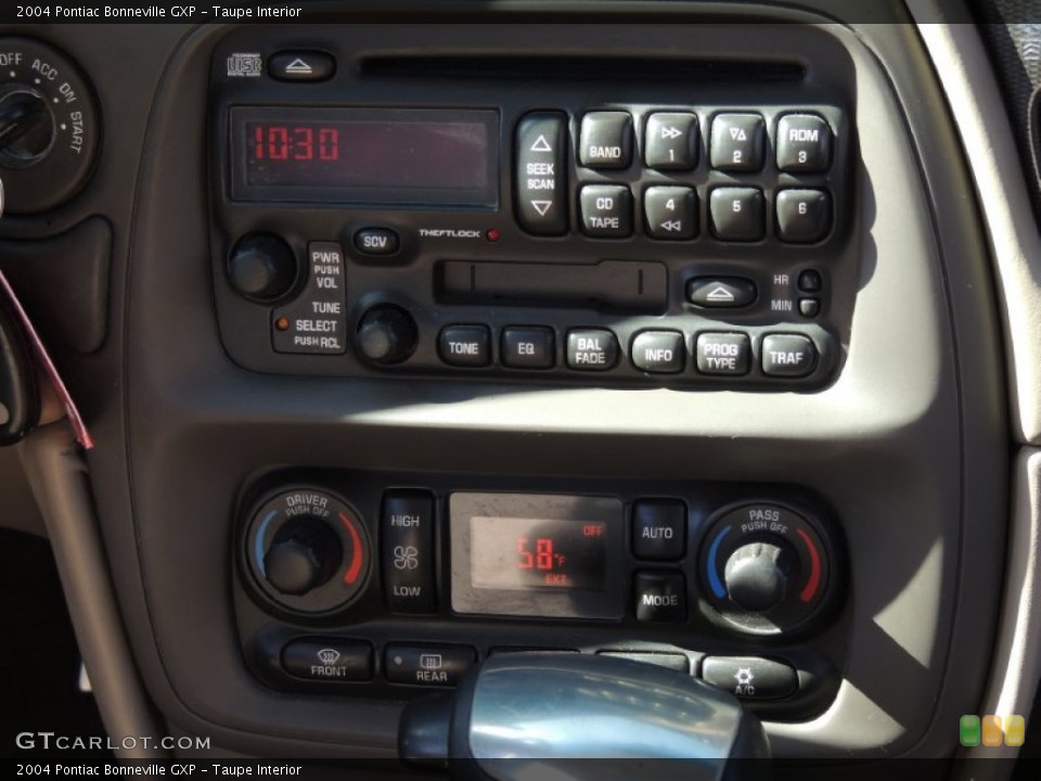 Taupe Interior Controls for the 2004 Pontiac Bonneville GXP #79538403