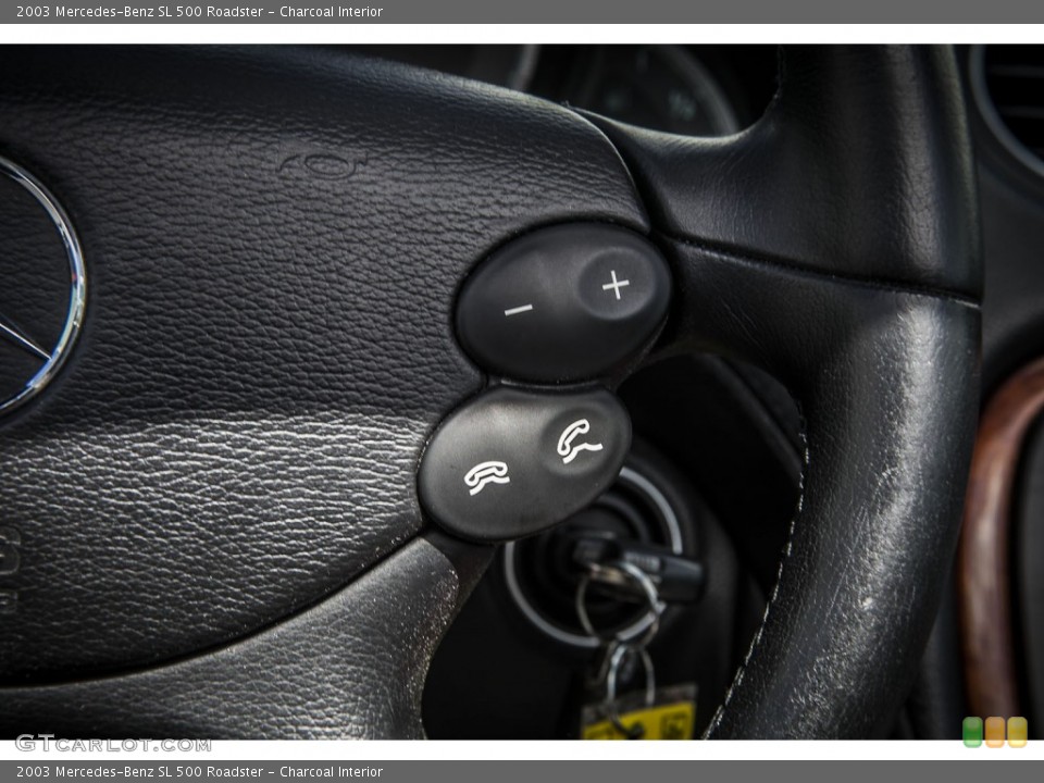 Charcoal Interior Controls for the 2003 Mercedes-Benz SL 500 Roadster #79539524