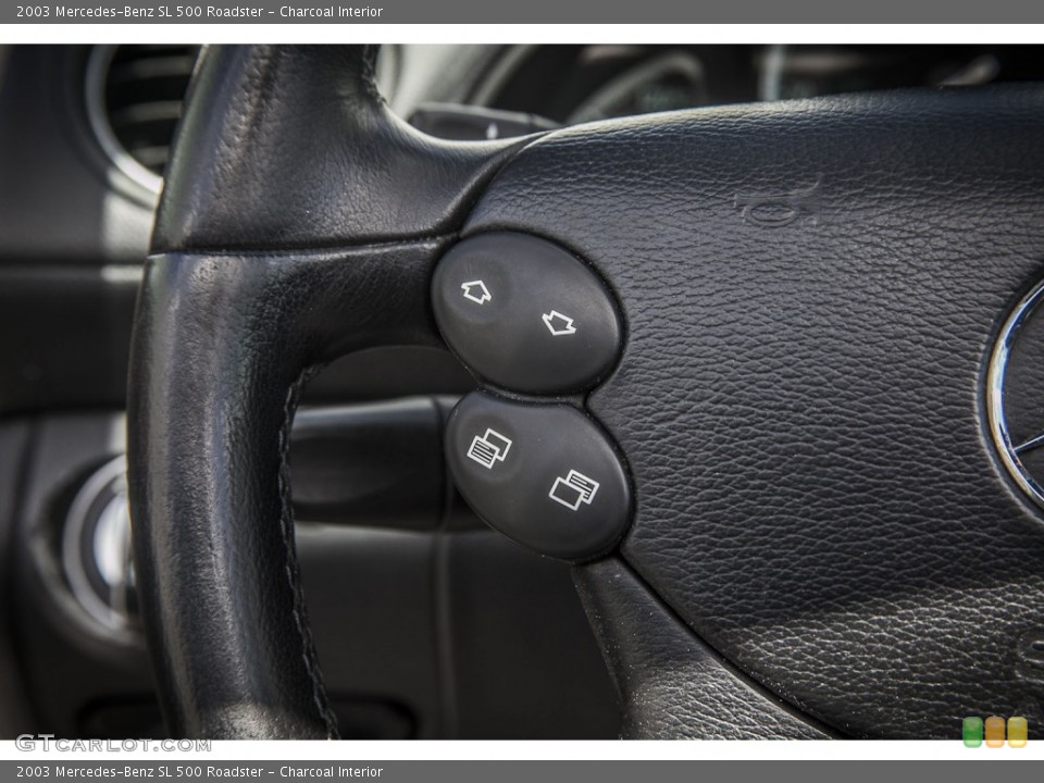 Charcoal Interior Controls for the 2003 Mercedes-Benz SL 500 Roadster #79539553