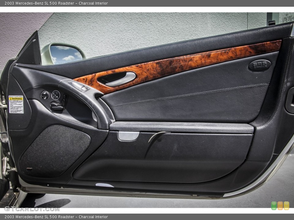 Charcoal Interior Door Panel for the 2003 Mercedes-Benz SL 500 Roadster #79539616
