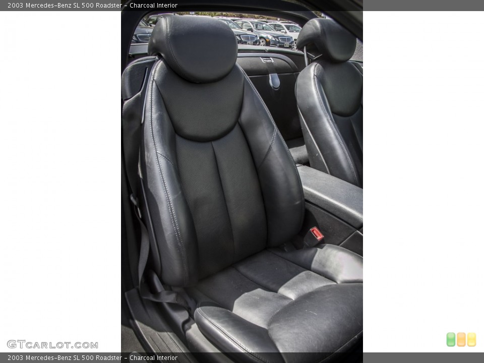 Charcoal Interior Front Seat for the 2003 Mercedes-Benz SL 500 Roadster #79539634