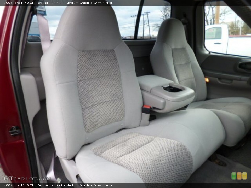 Medium Graphite Grey Interior Front Seat for the 2003 Ford F150 XLT Regular Cab 4x4 #79542298