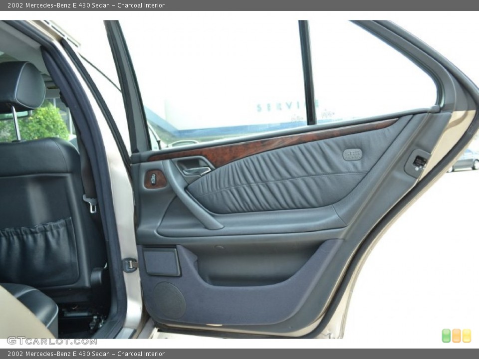 Charcoal Interior Door Panel for the 2002 Mercedes-Benz E 430 Sedan #79543210