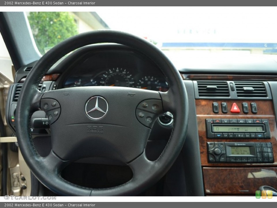 Charcoal Interior Controls for the 2002 Mercedes-Benz E 430 Sedan #79543307