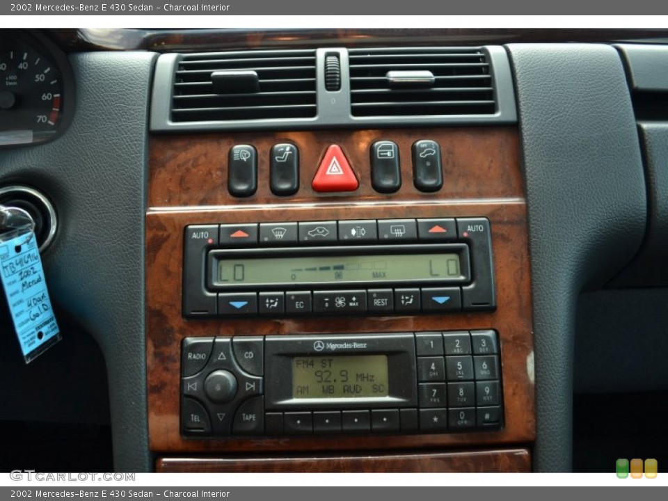 Charcoal Interior Controls for the 2002 Mercedes-Benz E 430 Sedan #79543335