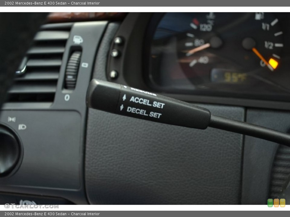 Charcoal Interior Controls for the 2002 Mercedes-Benz E 430 Sedan #79543384