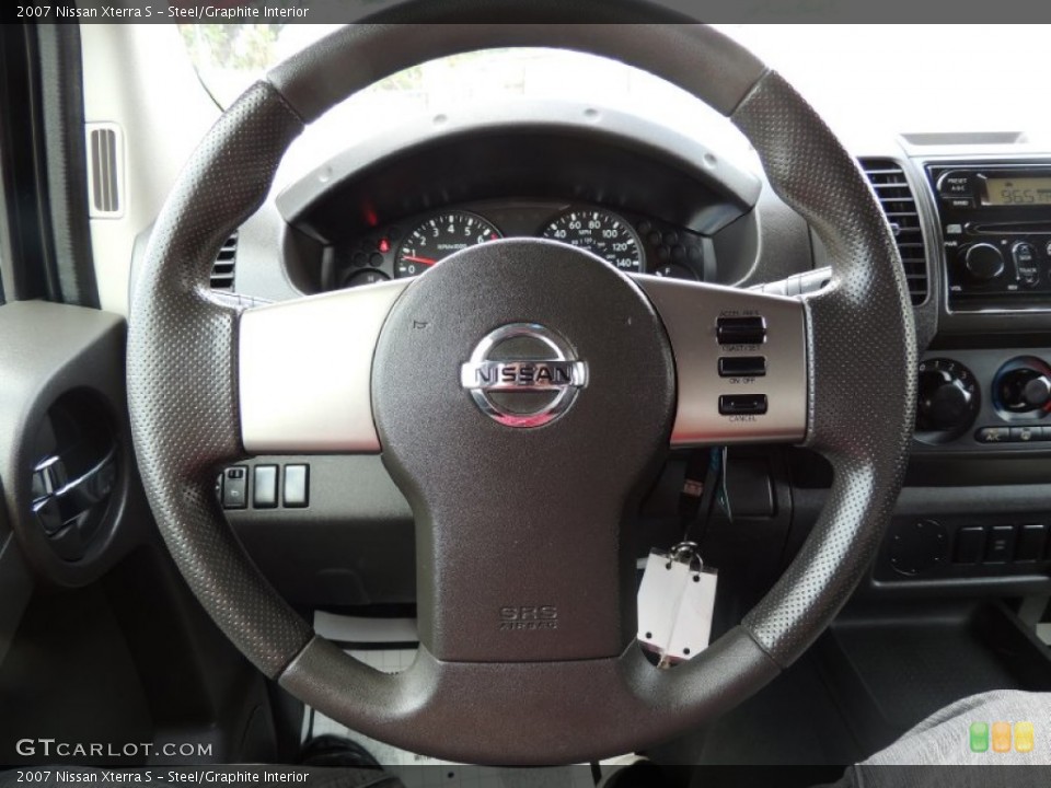 Steel/Graphite Interior Steering Wheel for the 2007 Nissan Xterra S #79544380