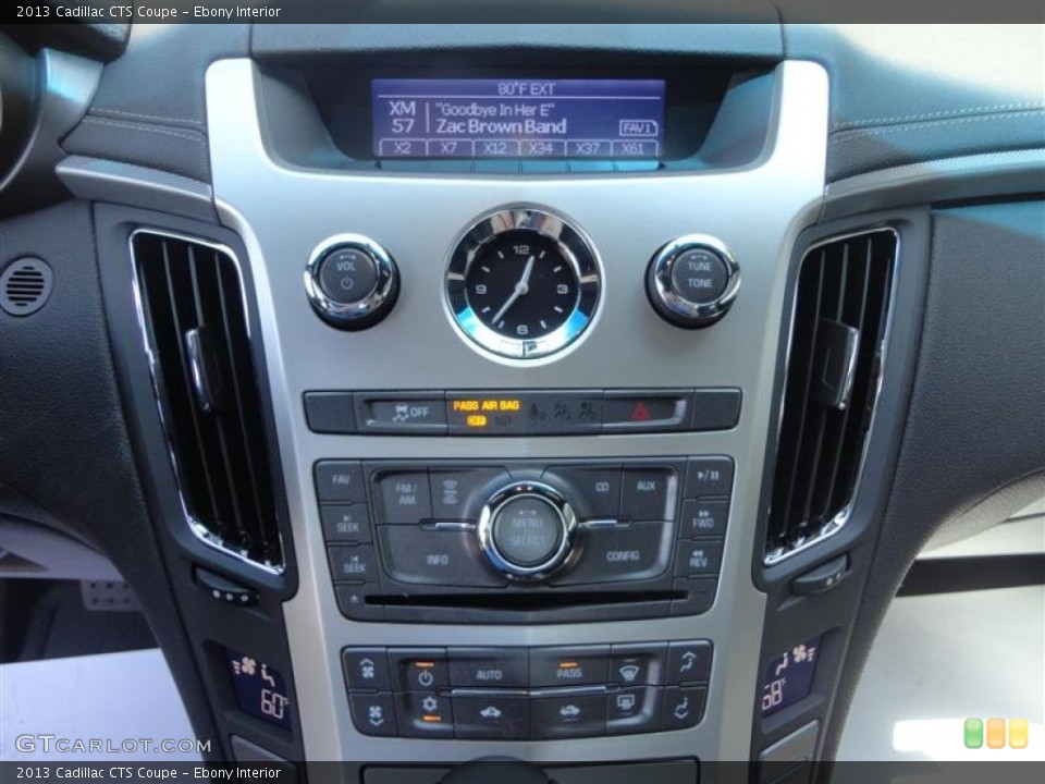 Ebony Interior Controls for the 2013 Cadillac CTS Coupe #79545757