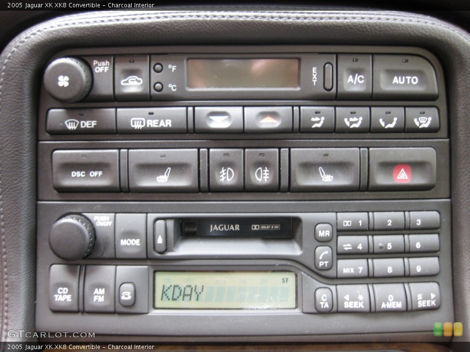 Charcoal Interior Controls for the 2005 Jaguar XK XK8 Convertible #79547501