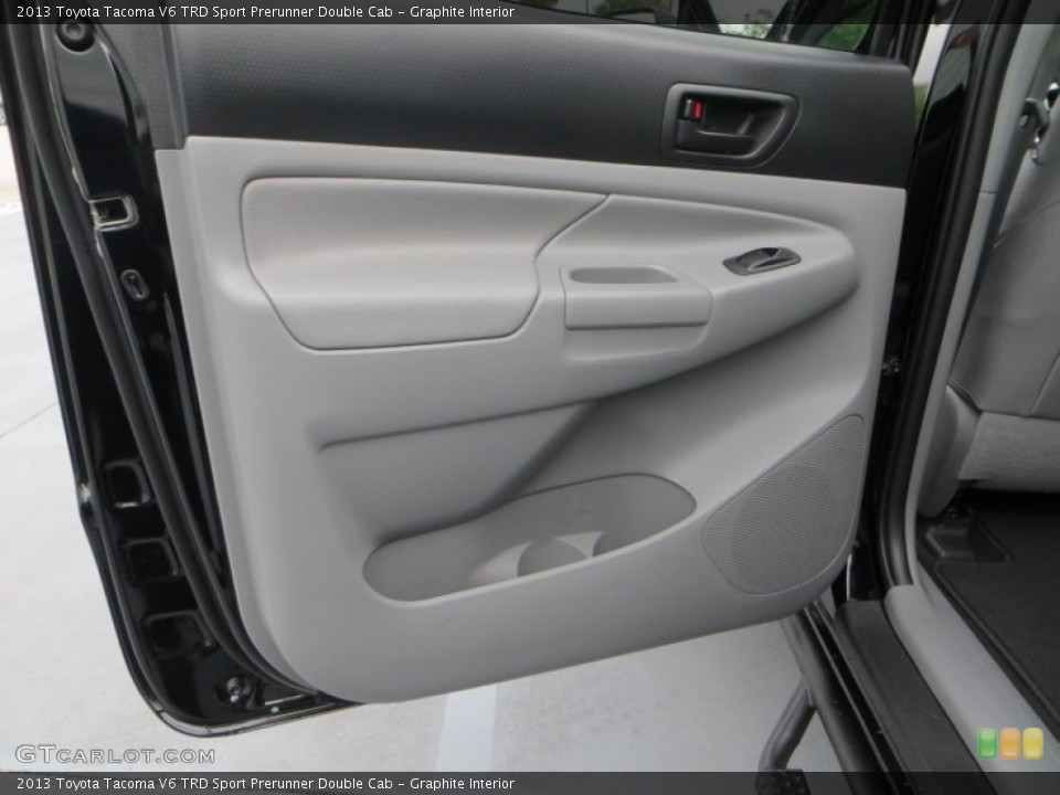 Graphite Interior Door Panel for the 2013 Toyota Tacoma V6 TRD Sport Prerunner Double Cab #79548537