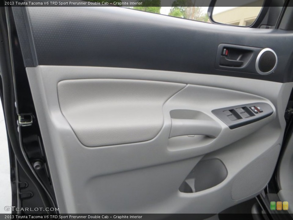 Graphite Interior Door Panel for the 2013 Toyota Tacoma V6 TRD Sport Prerunner Double Cab #79548568