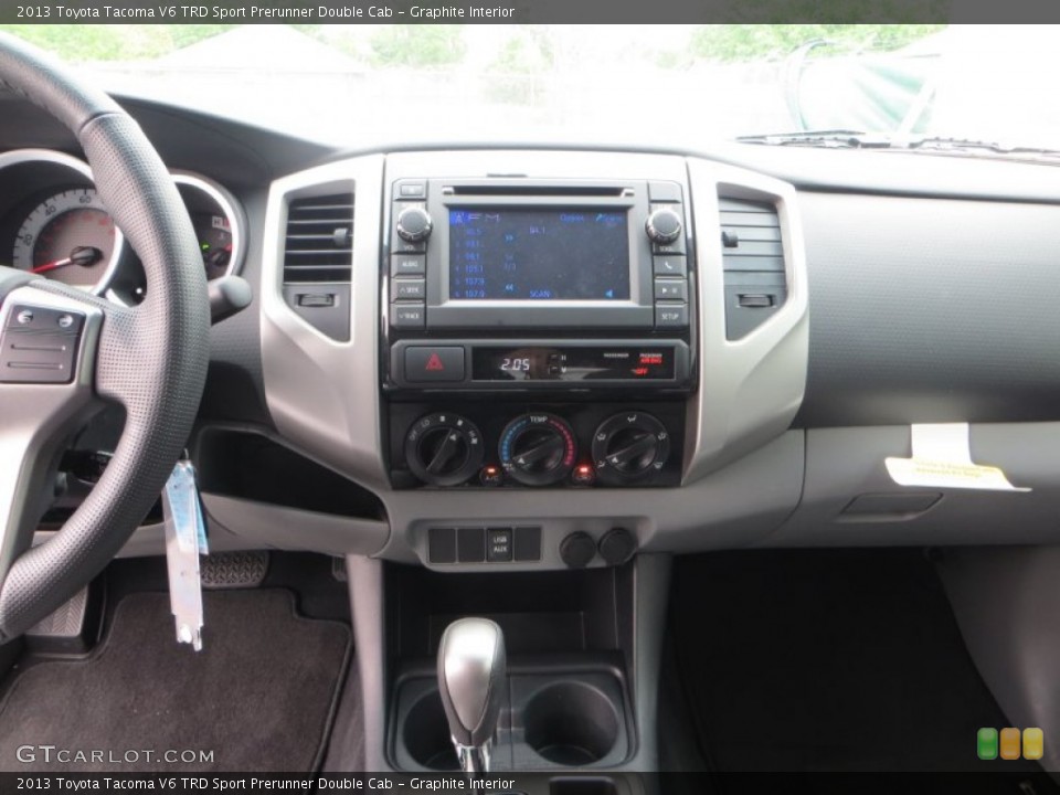 Graphite Interior Controls for the 2013 Toyota Tacoma V6 TRD Sport Prerunner Double Cab #79548622