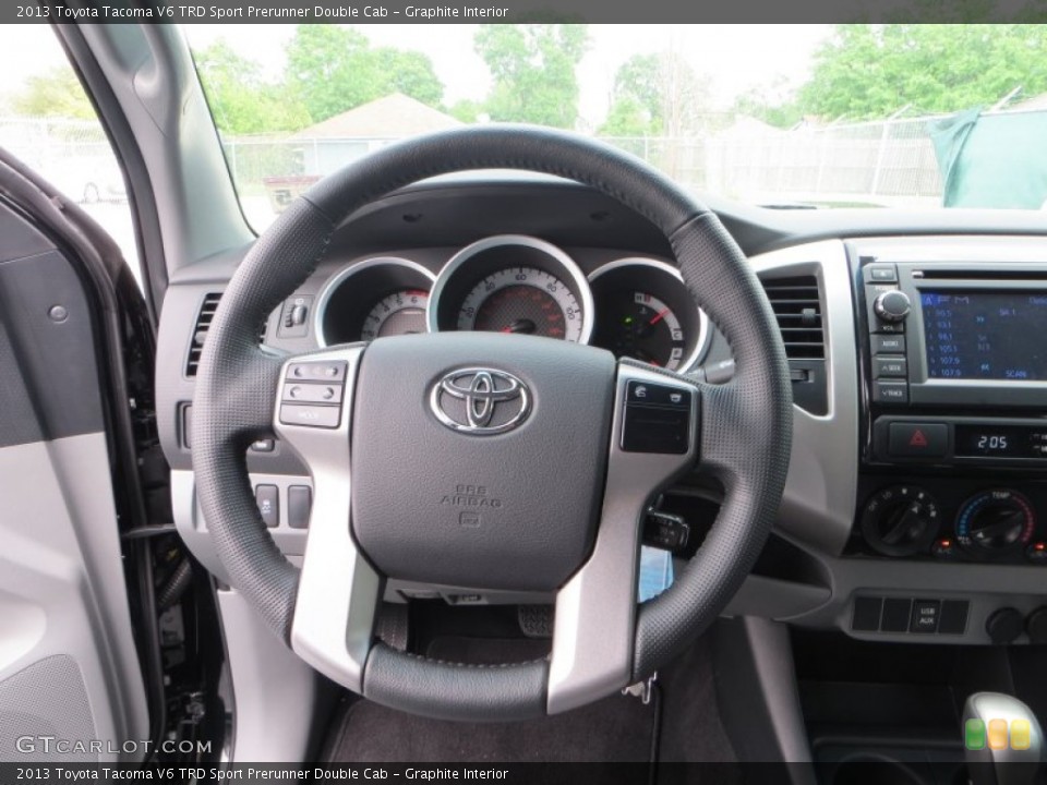 Graphite Interior Steering Wheel for the 2013 Toyota Tacoma V6 TRD Sport Prerunner Double Cab #79548691