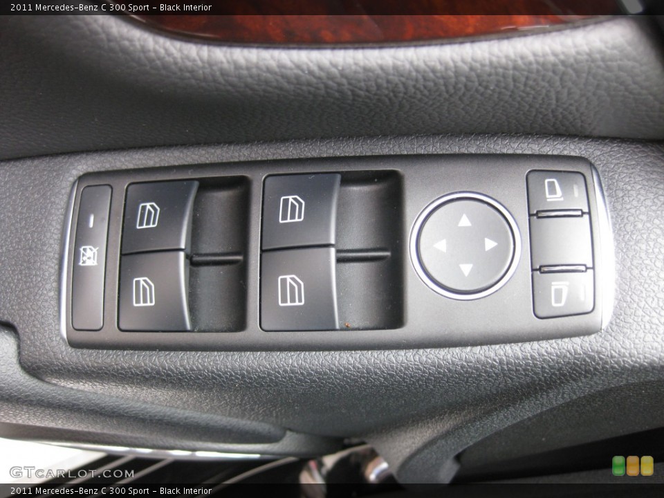 Black Interior Controls for the 2011 Mercedes-Benz C 300 Sport #79548910