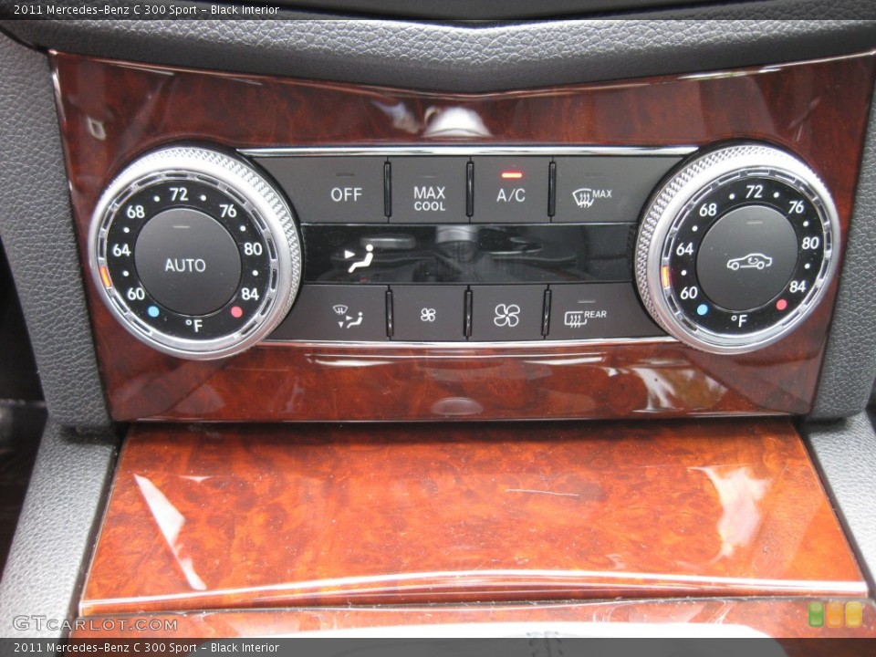 Black Interior Controls for the 2011 Mercedes-Benz C 300 Sport #79549198