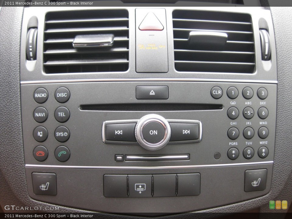 Black Interior Controls for the 2011 Mercedes-Benz C 300 Sport #79549279