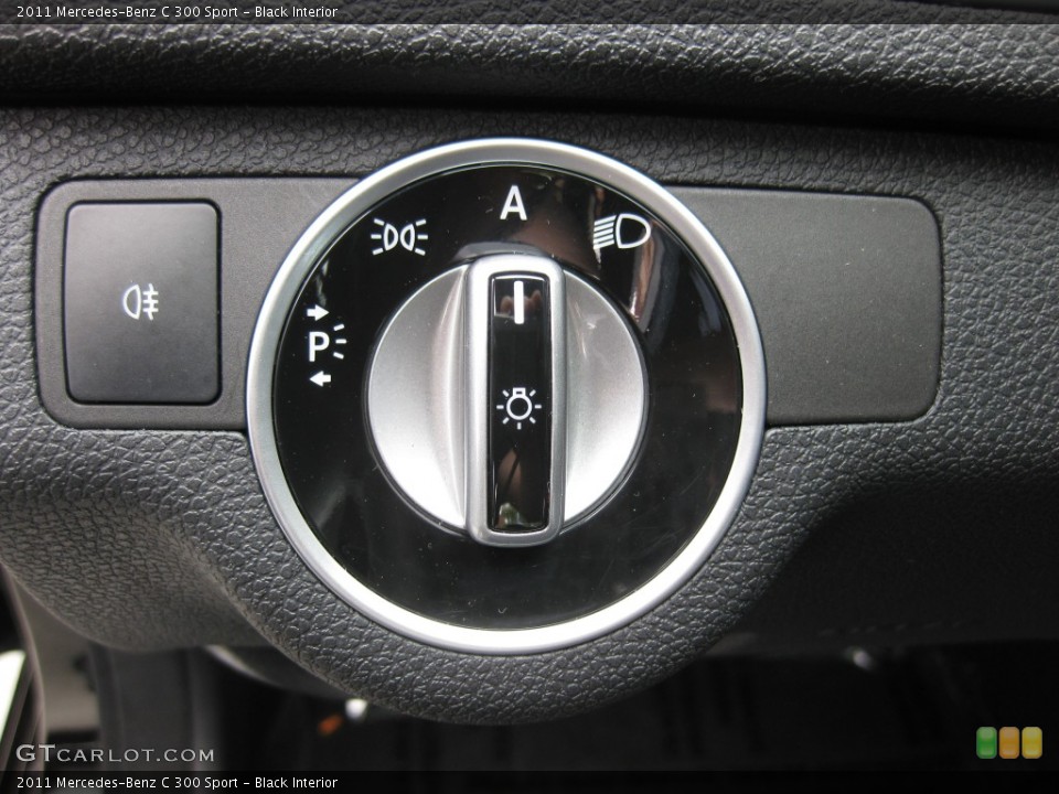 Black Interior Controls for the 2011 Mercedes-Benz C 300 Sport #79549954