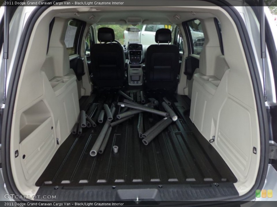 Black/Light Graystone Interior Trunk for the 2011 Dodge Grand Caravan Cargo Van #79550677
