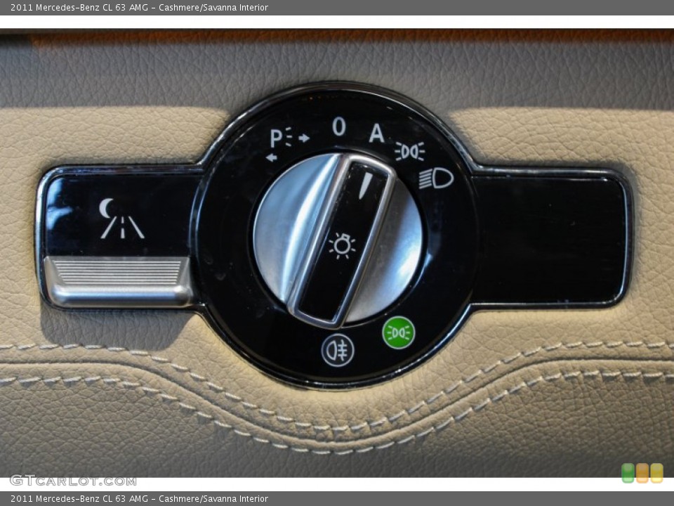 Cashmere/Savanna Interior Controls for the 2011 Mercedes-Benz CL 63 AMG #79552525