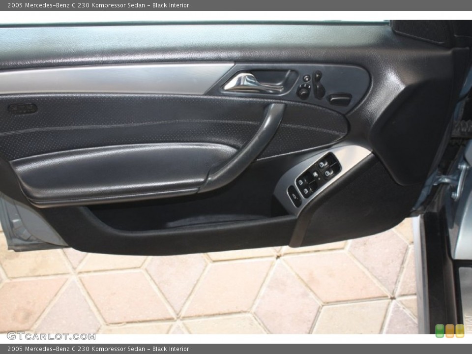 Black Interior Door Panel for the 2005 Mercedes-Benz C 230 Kompressor Sedan #79554786