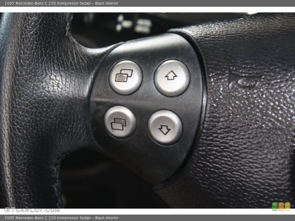 Black Interior Controls for the 2005 Mercedes-Benz C 230 Kompressor Sedan #79554985