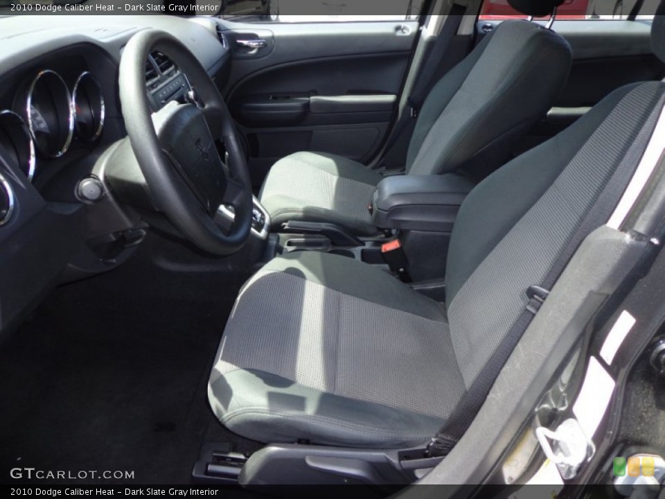 Dark Slate Gray Interior Front Seat for the 2010 Dodge Caliber Heat #79555947