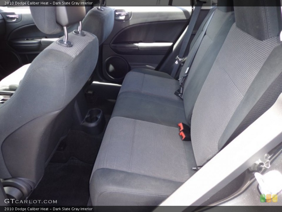 Dark Slate Gray Interior Rear Seat for the 2010 Dodge Caliber Heat #79555963