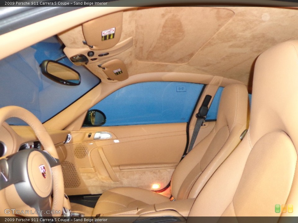 Sand Beige Interior Photo for the 2009 Porsche 911 Carrera S Coupe #79555986