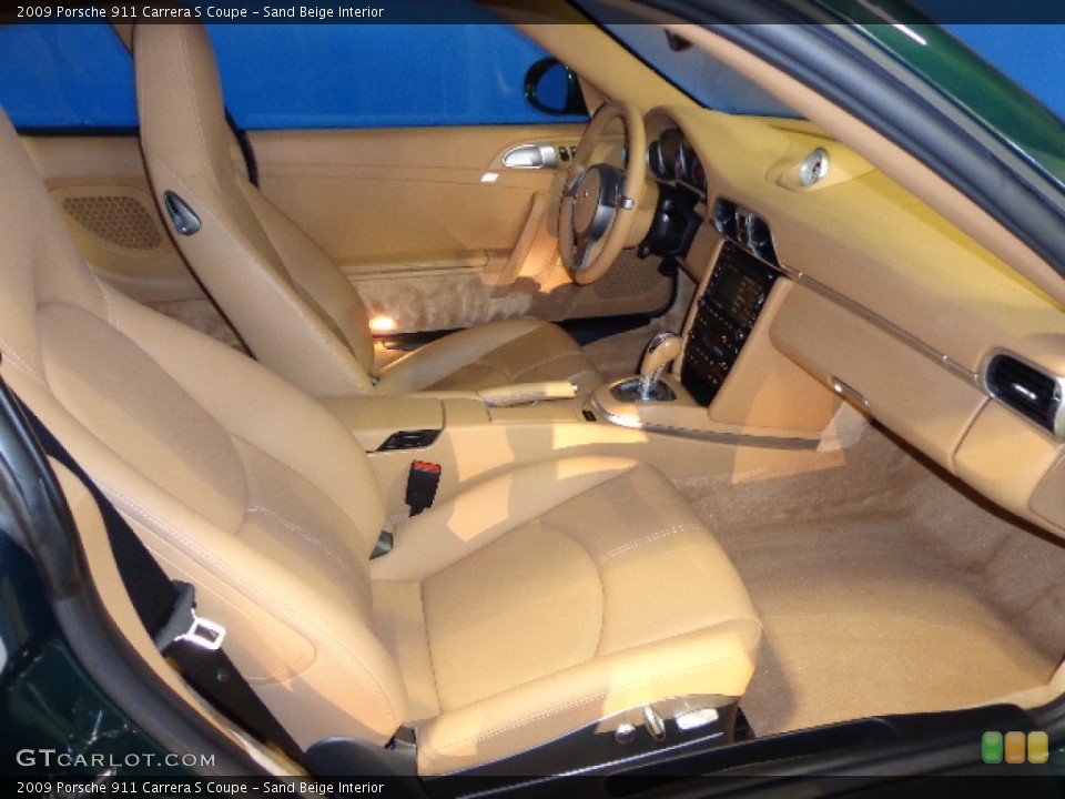Sand Beige Interior Photo for the 2009 Porsche 911 Carrera S Coupe #79556122