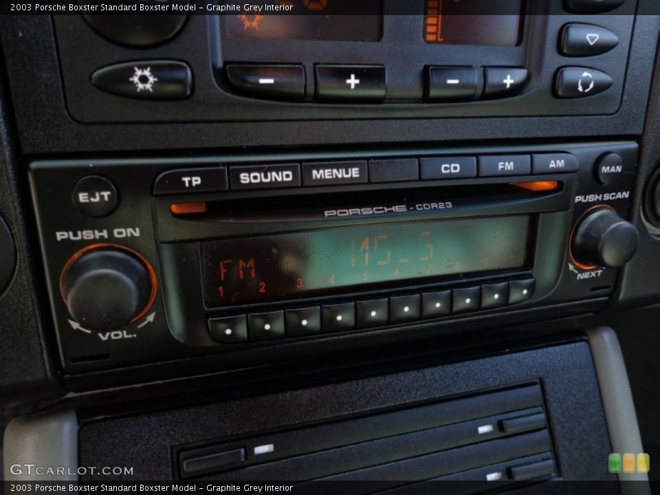 Graphite Grey Interior Audio System for the 2003 Porsche Boxster  #79558615
