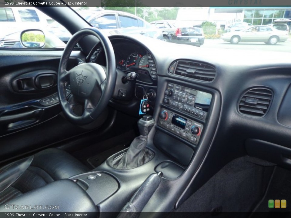 Black Interior Dashboard for the 1999 Chevrolet Corvette Coupe #79559188