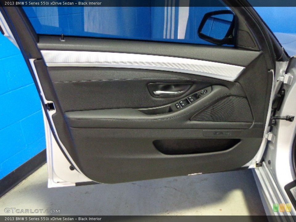 Black Interior Door Panel for the 2013 BMW 5 Series 550i xDrive Sedan #79559719