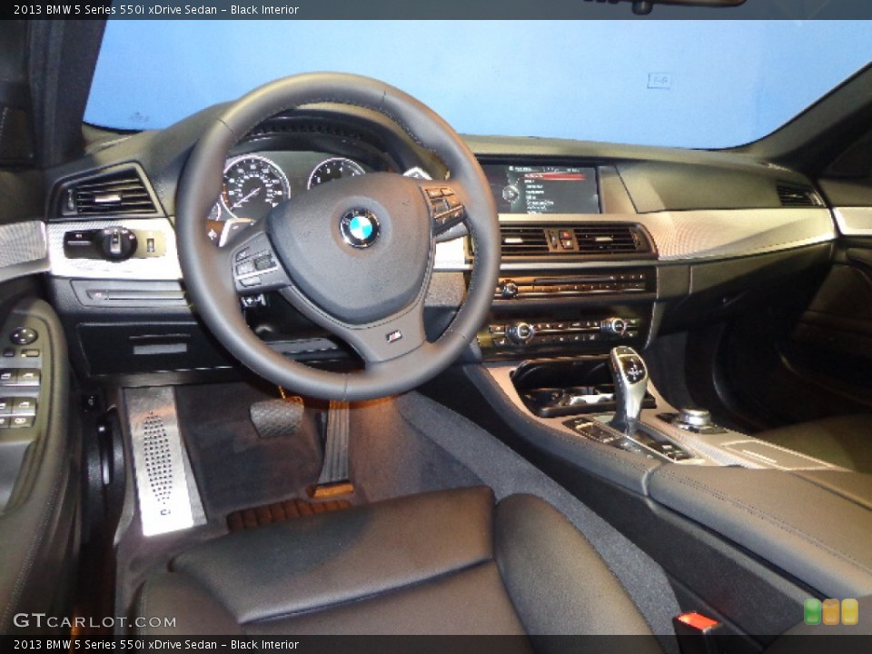 Black Interior Dashboard for the 2013 BMW 5 Series 550i xDrive Sedan #79559793