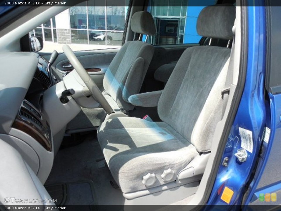 Gray Interior Front Seat for the 2000 Mazda MPV LX #79562218