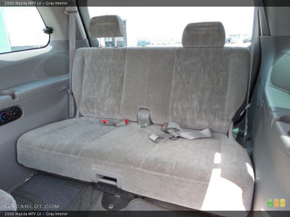 Gray Interior Rear Seat for the 2000 Mazda MPV LX #79562261