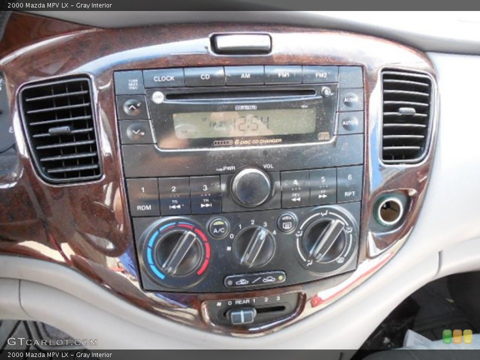 Gray Interior Controls for the 2000 Mazda MPV LX #79562284