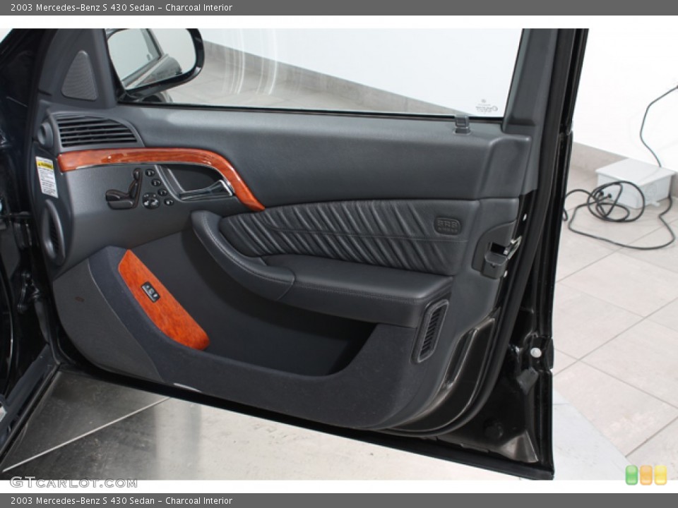 Charcoal Interior Door Panel for the 2003 Mercedes-Benz S 430 Sedan #79562485