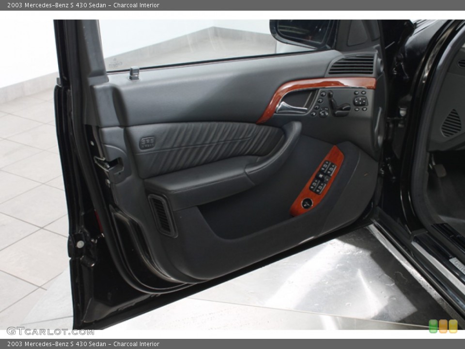 Charcoal Interior Door Panel for the 2003 Mercedes-Benz S 430 Sedan #79562536